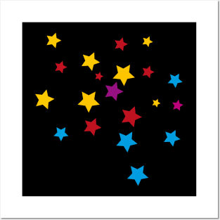 Stars color Posters and Art